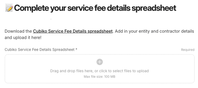Calculate Spreadsheet Upload