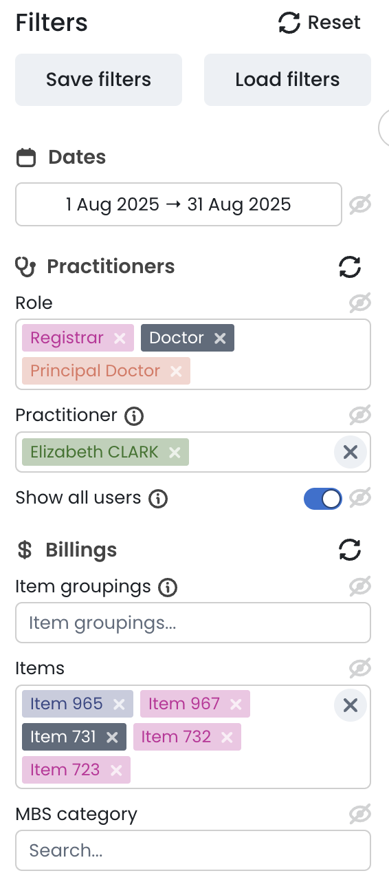 Creating and Applying Saved filters
