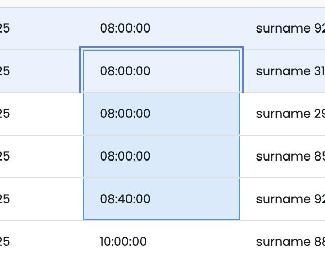 Customisable Tables: Your Data, Your Way!